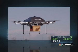 Amazon testing delivery by drones