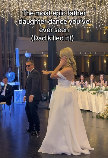 Epic Father-Daughter Dance at Las Vegas Wedding