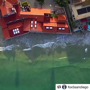 Repost @fox5sandiego ・・・ The supermoon on New Year's Day brought a king tide to @themarineroom in La Jolla. Drone video from @kevins_kopter. #sosandiego #kingtide #marineroom | The Marine Room | Facebook
