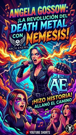 #AngelaGossow the #woman who revolutionized #deathmetal with Nemesis