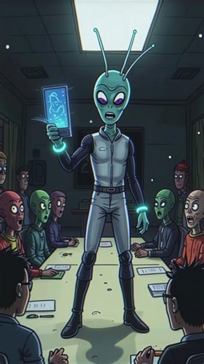 When aliens don't get human sayings 😂 #comedy #alien #funny #viral