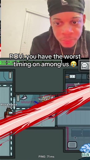 Xavy Had The WORST Timing EVER While Playing Among Us 😭 #shorts