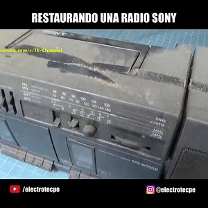 672K views · 2.2K shares | Reparación y restauración de una radio SONY.  Capacítate con nosotros bit.ly/CursosElectrotec  Síguenos en Instagram  https://www.instagram.com/electrotecpe | Automatización & Electricidad | Facebook