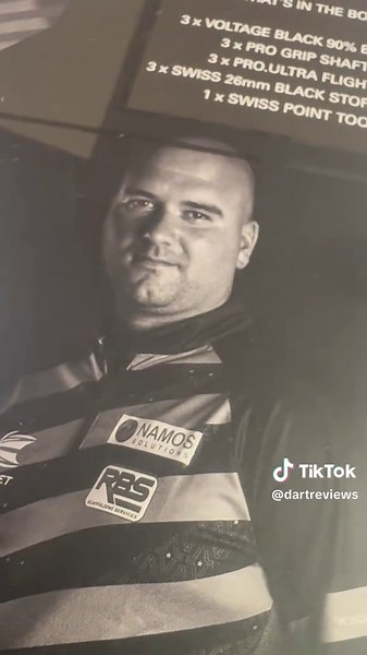 Rob Cross Black Darts - 23 Gram