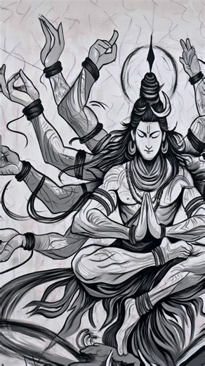 Abizz Abi on Instagram: "@abizz_art @inkonskin_tattoo #shiva #shivapainting #mahadev #shivaart #instagram #viralreels❤️ #trendingnow #artistsoninstagram #trendingreels #wallart #shivatattoo #artist #art"