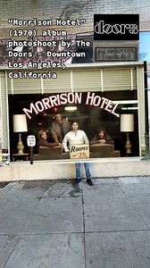 4.1K views · 42 reactions | “Morrison Hotel” (1970) album photoshoot by The Doors. Original photo by Henry Diltz Photography - Downtown Los Angeles, California - 1970. Find out MORE at AllAboutLosAngeles.com. Jim Morrison, Ray Manzarek, Robby Krieger, John Densmore - #thedoors #morrisonhotel #jimmorrison #dtla #losangeles #history #popculture #thenandnow #beforeandafter | All About Los Angeles | Facebook