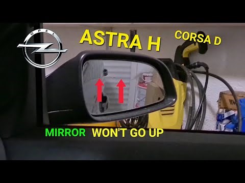 Side Mirror Electric Mechanism Repair | OPEL (Vauxhall) ASTRA H