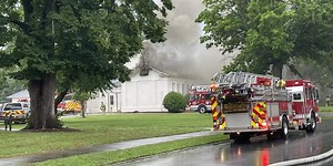 Lightning strike causes three alarm fire at Salisbury youth sports ministry building