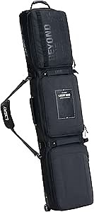 Padded Snowboard Bag with Wheels Expandable Ski Bags for Air Travel Adjustable Ski Bag