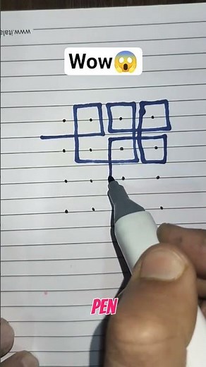 How to draw a Maze without pen lifting #drawing