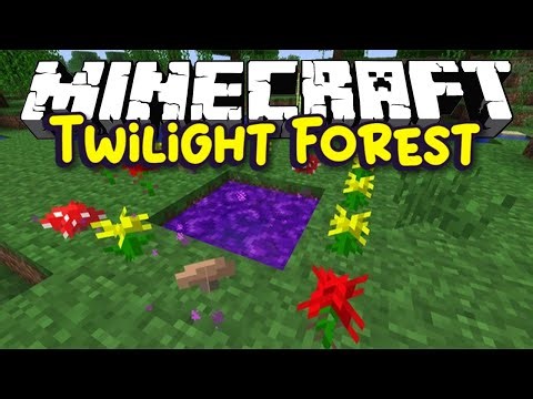 Minecraft | TWILIGHT FOREST MOD (New Dimension Bosses Items Armor) | Mod Showcase (1.12.2/1.7.10)