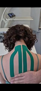 Neck & Upper Back Support with Kinesiology Tape 💆‍♀️