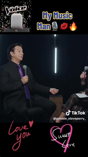 Mr. Steve Perry interview🎙️ #StevePerry #TheVoice #thesilverfox #interview #perryon #mylove💋 | Linda Parrotta