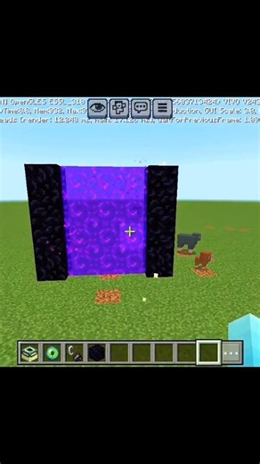 Minecraft nether portal 😲 #minecraft hack