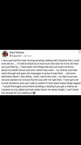 27K views · 51 reactions | Personal phone reading with me… no nonsense, just straight talking … I am loving them ❤️❤️❤️ | Lillyanne Psychic Medium | Facebook