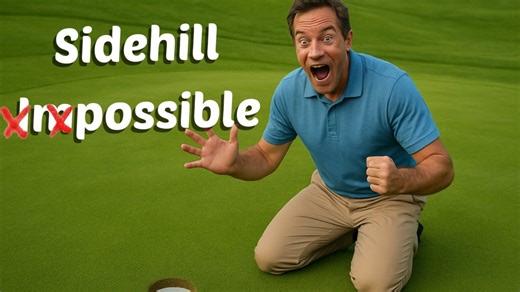 Insane golf shot caught on camera – impossible putt!