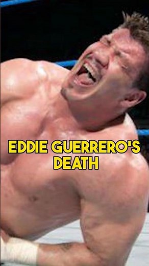 Eddie Guerrero's Death. Heartbreaking loss for WWE #eddieguerrero #wwe #shorts