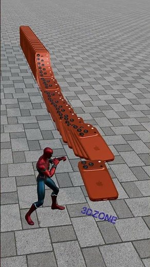 1 to 100 iPhone Domino Effect 😱