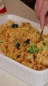 Creamy Chicken Broccoli Rice Casserole