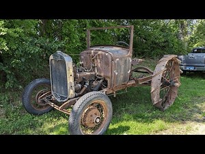 Starting the Ford Model A Tractor