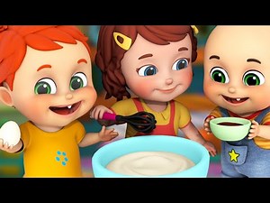 Pat A Cake song | Yummy Food Song for Kids + More Nursery Rhymes & Kids Songs - Jugnu Kids