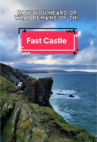 Exploring Fast Castle Ruins in Berwickshire