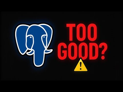 Postgres is Too Good (And Why That’s Actually a Problem)