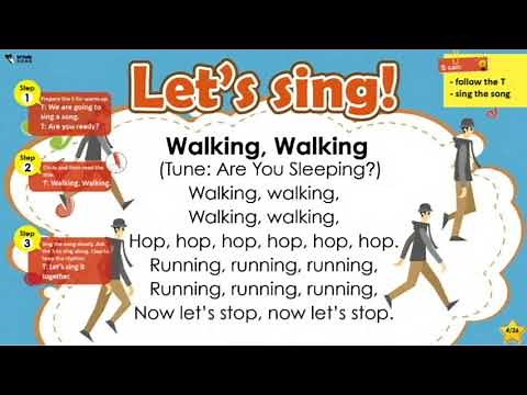 Walking, Walking 51Talk song with Lyrics | Joanna Jones