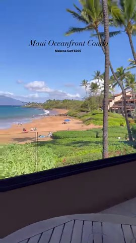 Tour my favorite hotel zoned oceanfront condo on Maui Makena Surf unit E205