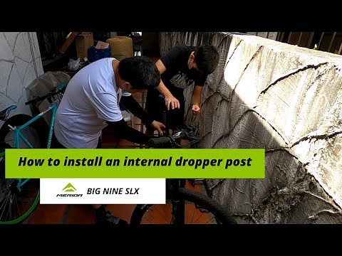 Internal Dropper post install on a Hardtail XC frame