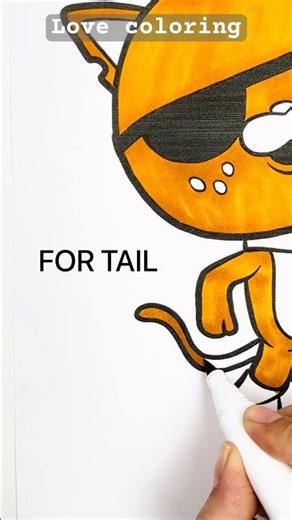 Coloring KWAZII 😎 #shorts #kwazii #coloring #art