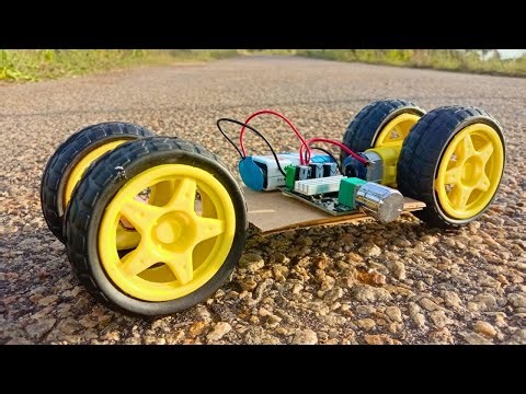 DIY Speed Controller DC Motor Car | Amazing Craft Idea