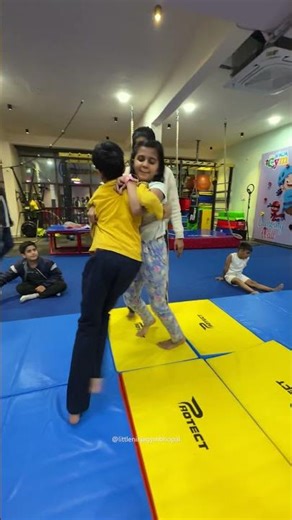 Kids Wrestling Showdown! Little Ninja Gym Action! #littleninjagym #kidsfitness #activekids #bhopal