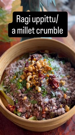 The earthy flavor of ragi, the crunch of vegetables, the richness of coconut, and that final sizzle of tadka—it’s a symphony of textures and tastes that starts your day on the right note. Give this recipe a try, and let me know how it turns out! I’d love to hear about any variations you create… Ingredients For the Base • 1/2 cup ragi flour • 1/2 tsp salt • 1 tsp tamarind paste • 1/4 tsp cumin seeds • 2 tbsp mung dal (soaked for 1 hour) • 1/3 cup finely chopped vegetables (green beans and carrots