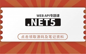 C#/.NET零基础教程 | .NET5WebApi专题课 | （C#/.NETCore/项目实战/项目基础）B0090