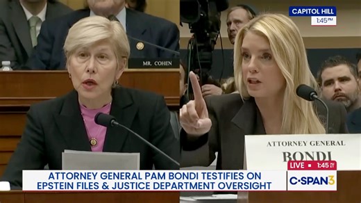 Watch AG Pam Bondi spar with Rep. Deborah Ross during House hearing over Epstein files