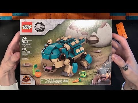 LEGO Jurassic World Chaos Theory Baby Bumpy: Ankylosaurus 76962 Build and Review! Fun & Great Value!
