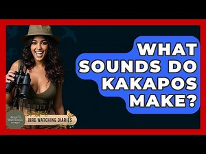 What Sounds Do Kakapos Make? - Bird Watching Diaries