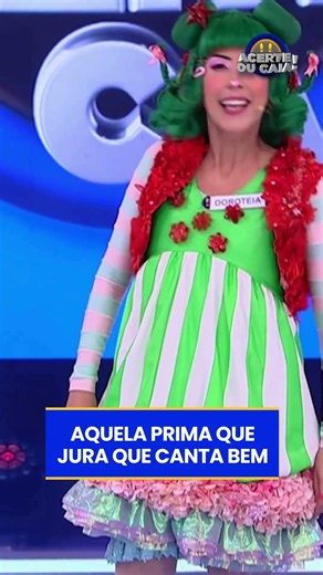 Doroteia é uma figura como vimos no #AcerteOuCaia! deste domingo (11)! 😂
