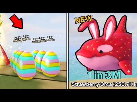 WOW! EASTER UPDATE AND NEW SECRET FISH STRAWBERRY ORCA IN FISH IT ROBLOX
