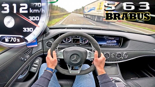 BRABUS S-Class S63 AMG W222 – KING of the Unlimited Autobahn! 👑🔥