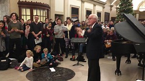 Hope you enjoy this clip of Dona Nobis Pacem at the Eastman School of Music Holiday Sing 2016 conducted by Professor William Weinert. | Eastman School of Music
