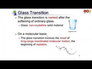 Lec14 高分子物理 L9: Glass-Rubber Transition