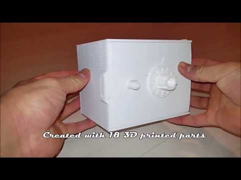 3D printed 4-Code Combination Safe