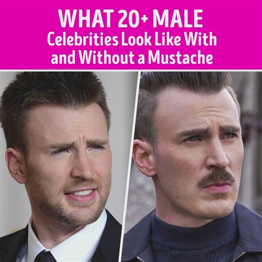 27K views · 227 reactions | What 20+ Male Celebrities Look Like With and Without a Mustache | CelebRatings | Facebook
