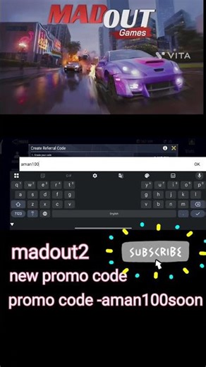 mad out2 prmo code # promo code new madout2 big city online #ytshorts #gaming #viral #diamond