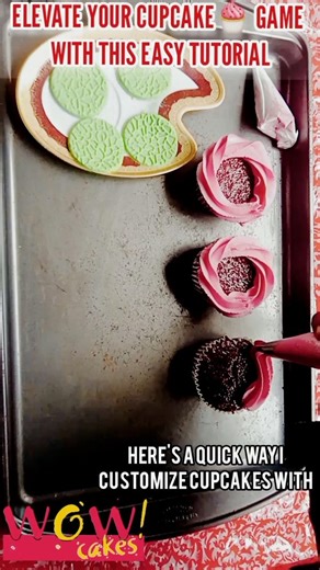 Easy Writing With Buttercream | Cupcakes 🧁 Tutorial