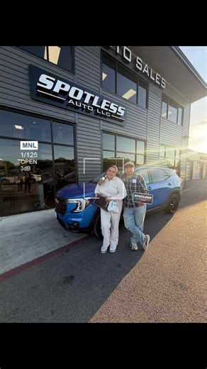 Congratulations to Zahira Mariscal & Jose A. Alemán on their new 2024 GMC Terrain! 🚗✨ Second vehicle with us — that means everything 🙌 We truly appreciate your trust and continued preference. Thank you for coming back and allowing us to be part of your journey once again. Welcome back to the Spotless Auto Family! 🤝🔥 #SpotlessAutoFamily #RepeatCustomer #ThankYouForYourTrust #GMCterrain #SanAntonioCars 🚗💯