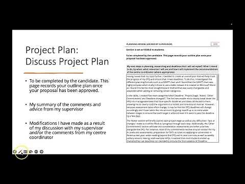 SUPERVISOR GUIDANCE - PLANNING REVIEW & MID PROJECT REVIEW