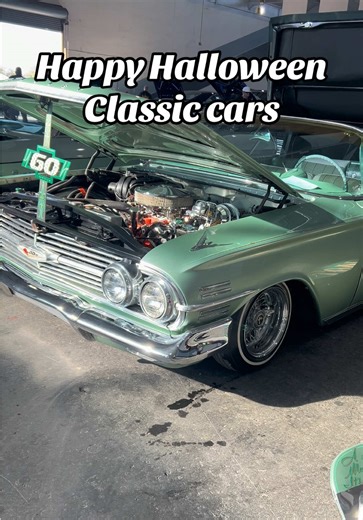 Classic Cars Showcase for Halloween Enthusiasts